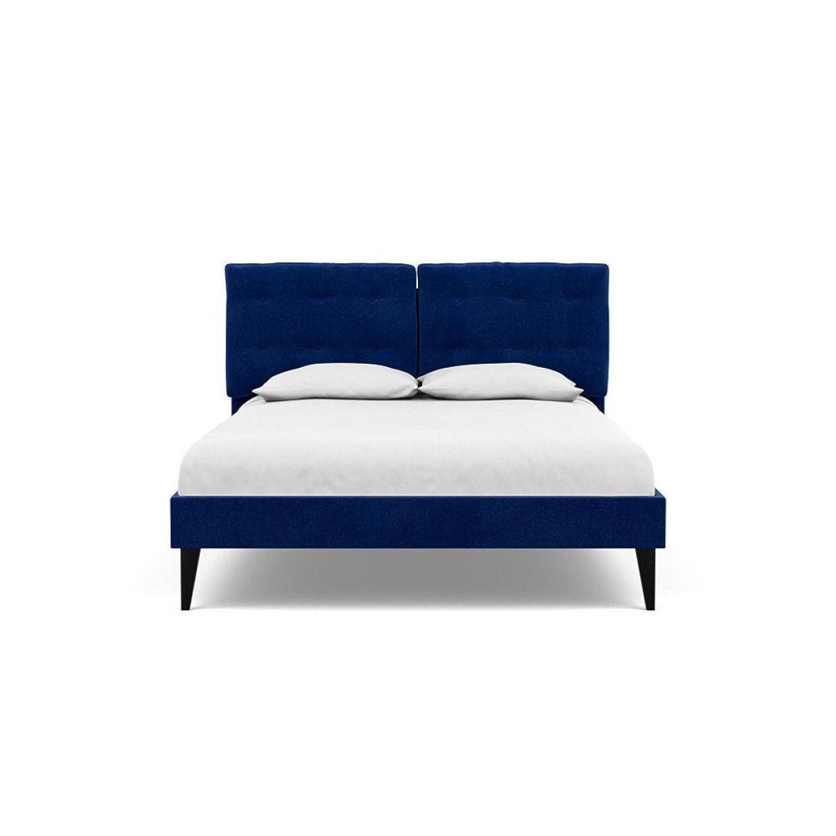 Heal's Mistral King Bed Smart Linen Mix Navy - Heal's UK Bedroom Furniture – image 33