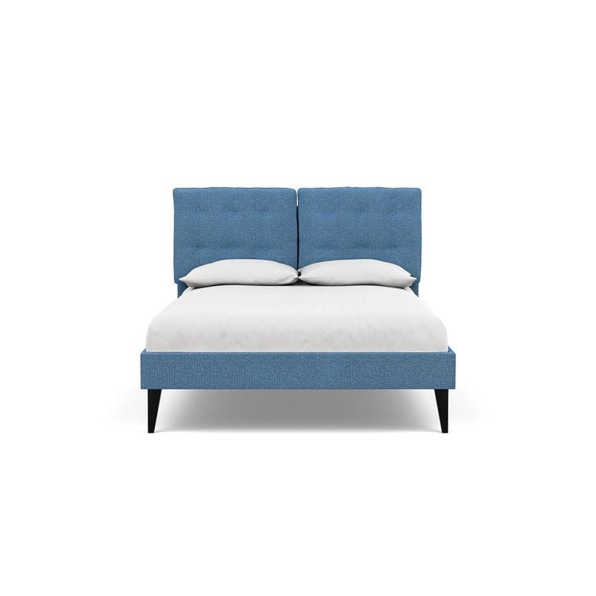 Heal's Mistral King Bed Smart Linen Mix Navy - Heal's UK Bedroom Furniture – image 37