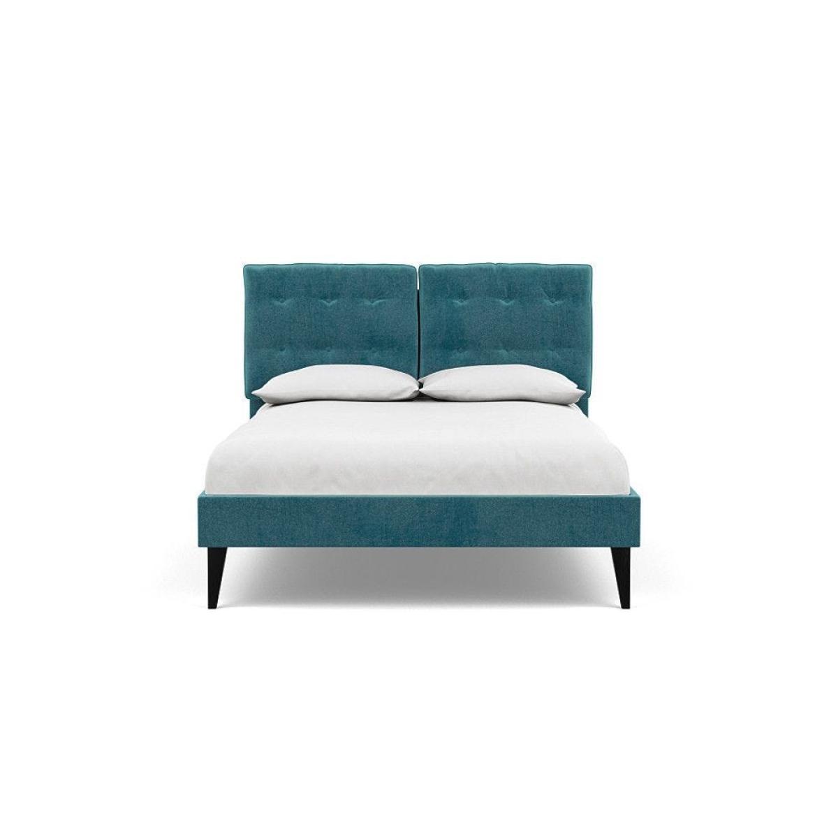 Heal's Mistral King Bed Smart Linen Mix Navy - Heal's UK Bedroom Furniture – image 39