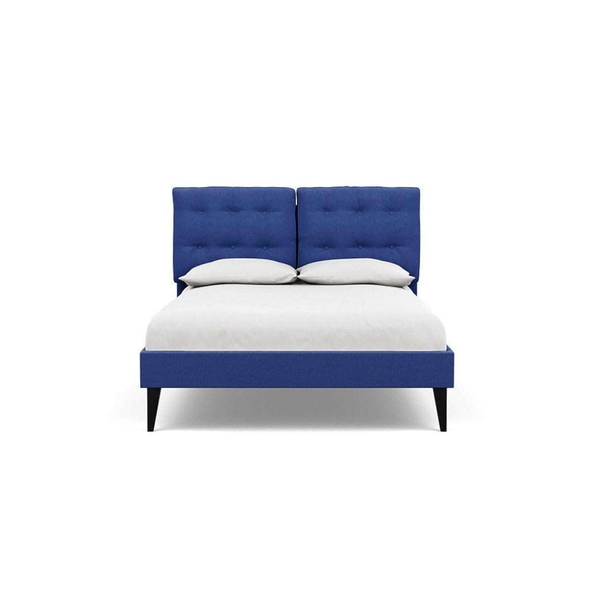 Heal's Mistral King Bed Smart Linen Mix Navy - Heal's UK Bedroom Furniture – image 5