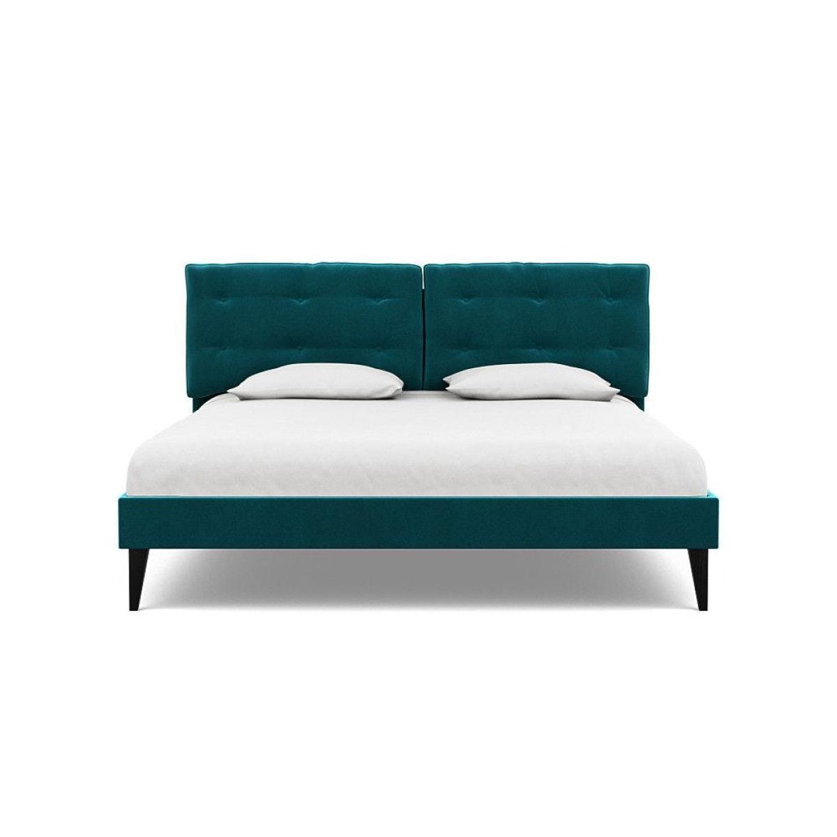 Heal's Mistral King Bed Smart Linen Mix Navy - Heal's UK Bedroom Furniture – image 41