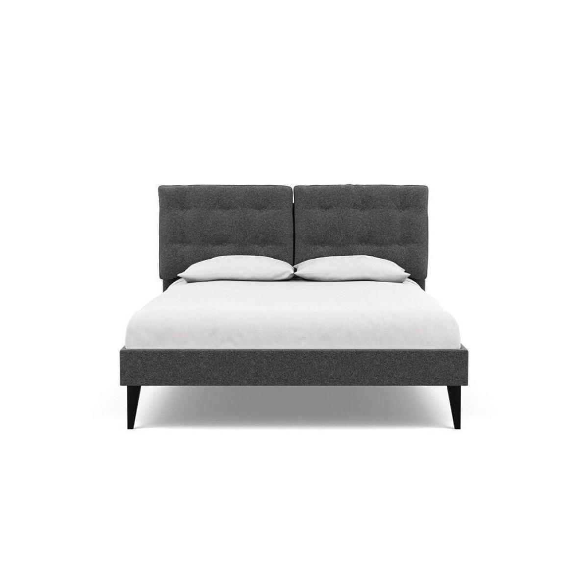 Heal's Mistral King Bed Smart Linen Mix Navy - Heal's UK Bedroom Furniture – image 45