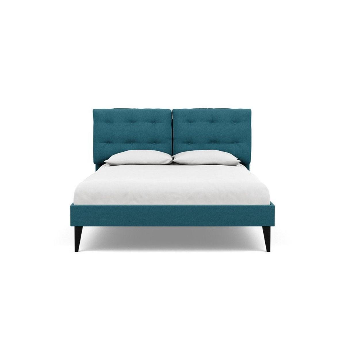 Heal's Mistral King Bed Smart Linen Mix Navy - Heal's UK Bedroom Furniture – image 49