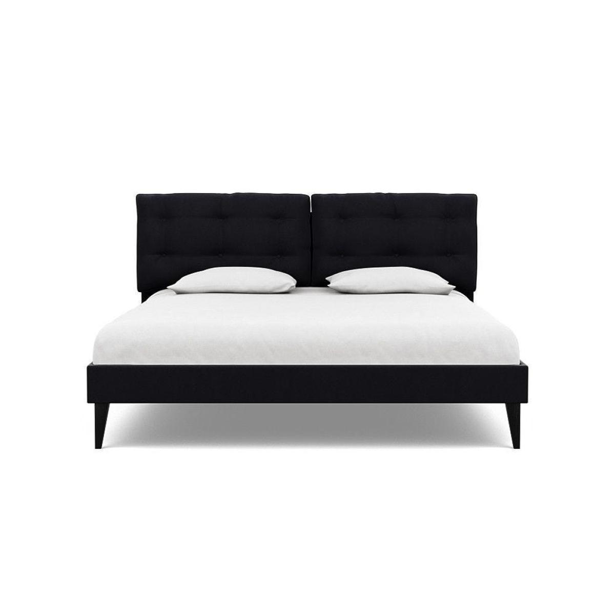 Heal's Mistral King Bed Smart Linen Mix Navy - Heal's UK Bedroom Furniture – image 6