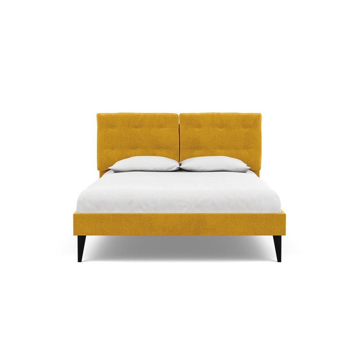 Heal's Mistral King Bed Smart Linen Mix Navy - Heal's UK Bedroom Furniture – image 60