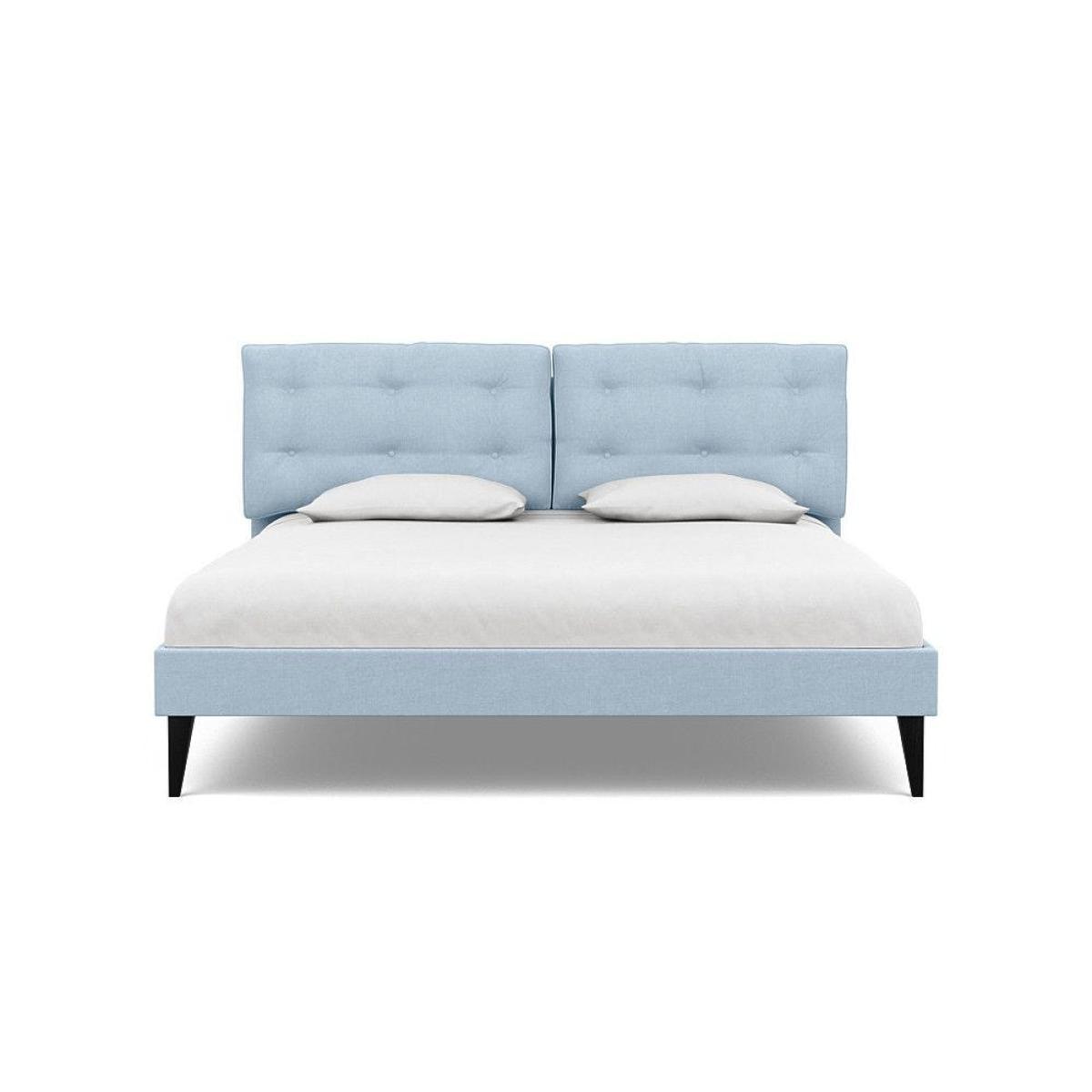 Heal's Mistral King Bed Smart Linen Mix Navy - Heal's UK Bedroom Furniture – image 64