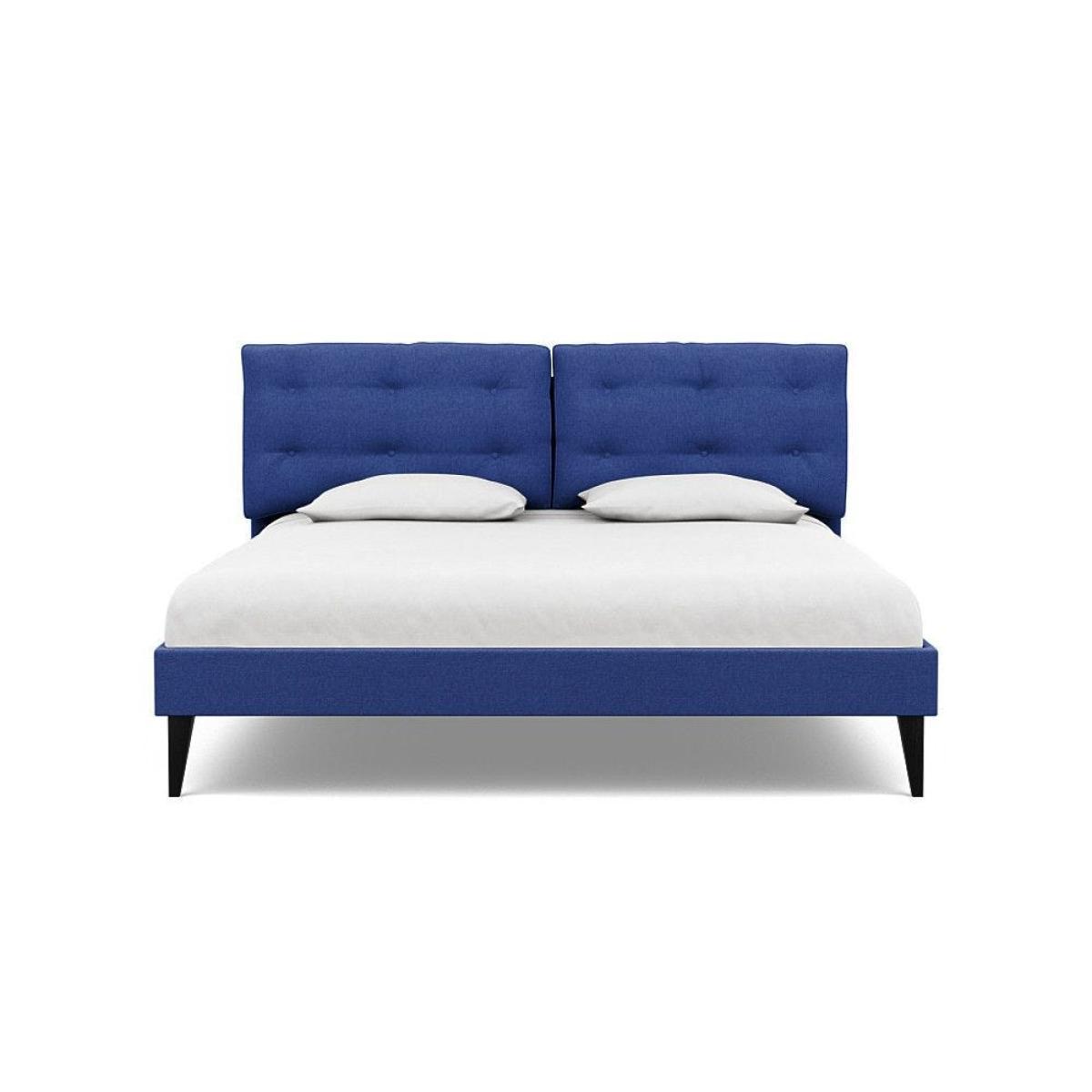 Heal's Mistral King Bed Smart Linen Mix Navy - Heal's UK Bedroom Furniture – image 68
