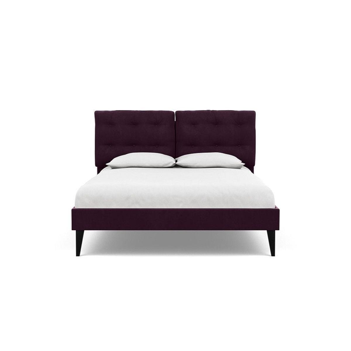 Heal's Mistral King Bed Smart Linen Mix Navy - Heal's UK Bedroom Furniture – image 70