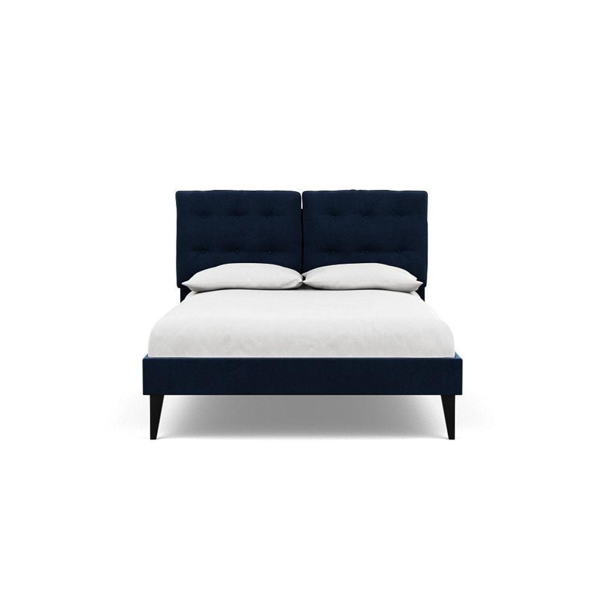Heal's Mistral King Bed Smart Linen Mix Navy - Heal's UK Bedroom Furniture – image 75