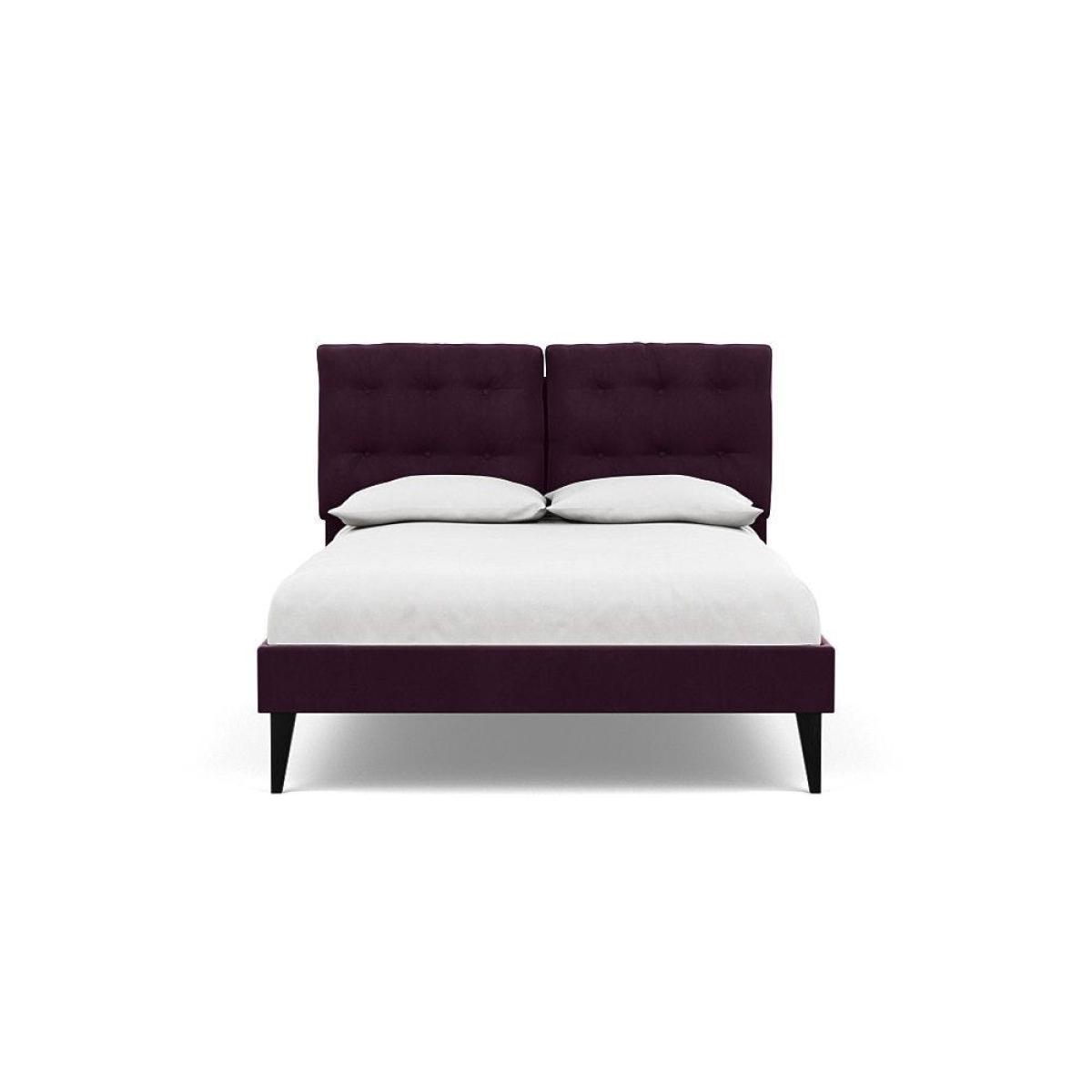 Heal's Mistral King Bed Smart Linen Mix Navy - Heal's UK Bedroom Furniture – image 80