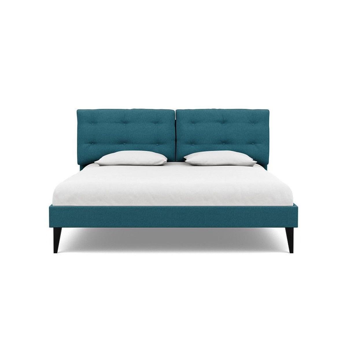 Heal's Mistral King Bed Smart Linen Mix Navy - Heal's UK Bedroom Furniture – image 9
