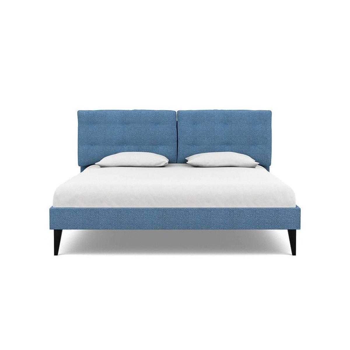 Heal's Mistral King Bed Smart Linen Mix Navy - Heal's UK Bedroom Furniture – image 81
