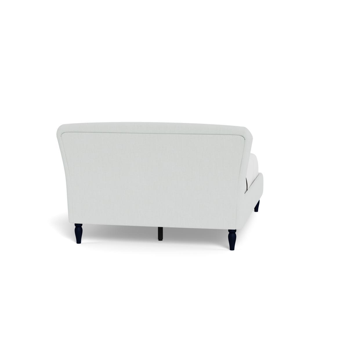 Heal's Darcey Bed King Broad Weave Tin Black Feet - Heal's UK Bedroom Furniture – image 5