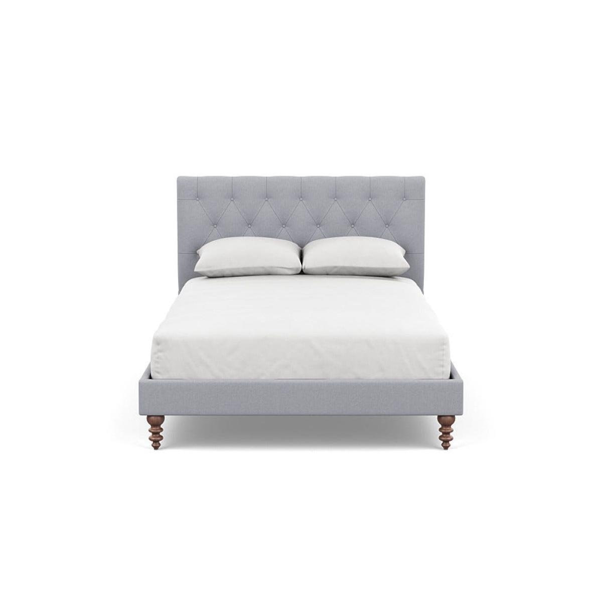 Heal's Balmoral Bedstead King Brushed Cotton Pewter - Heal's UK Bedroom Furniture – image 2