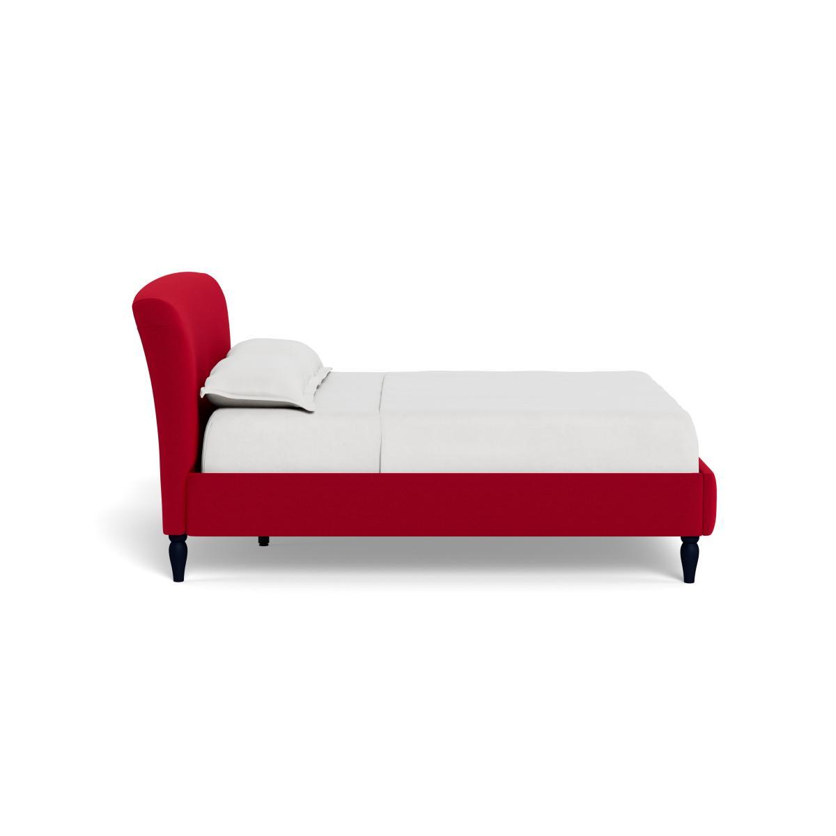 Heal's Darcey Bed Super King Melton Wool Red Oxide Tinted Ash Feet - Heal's UK Bedroom Furniture – image 3