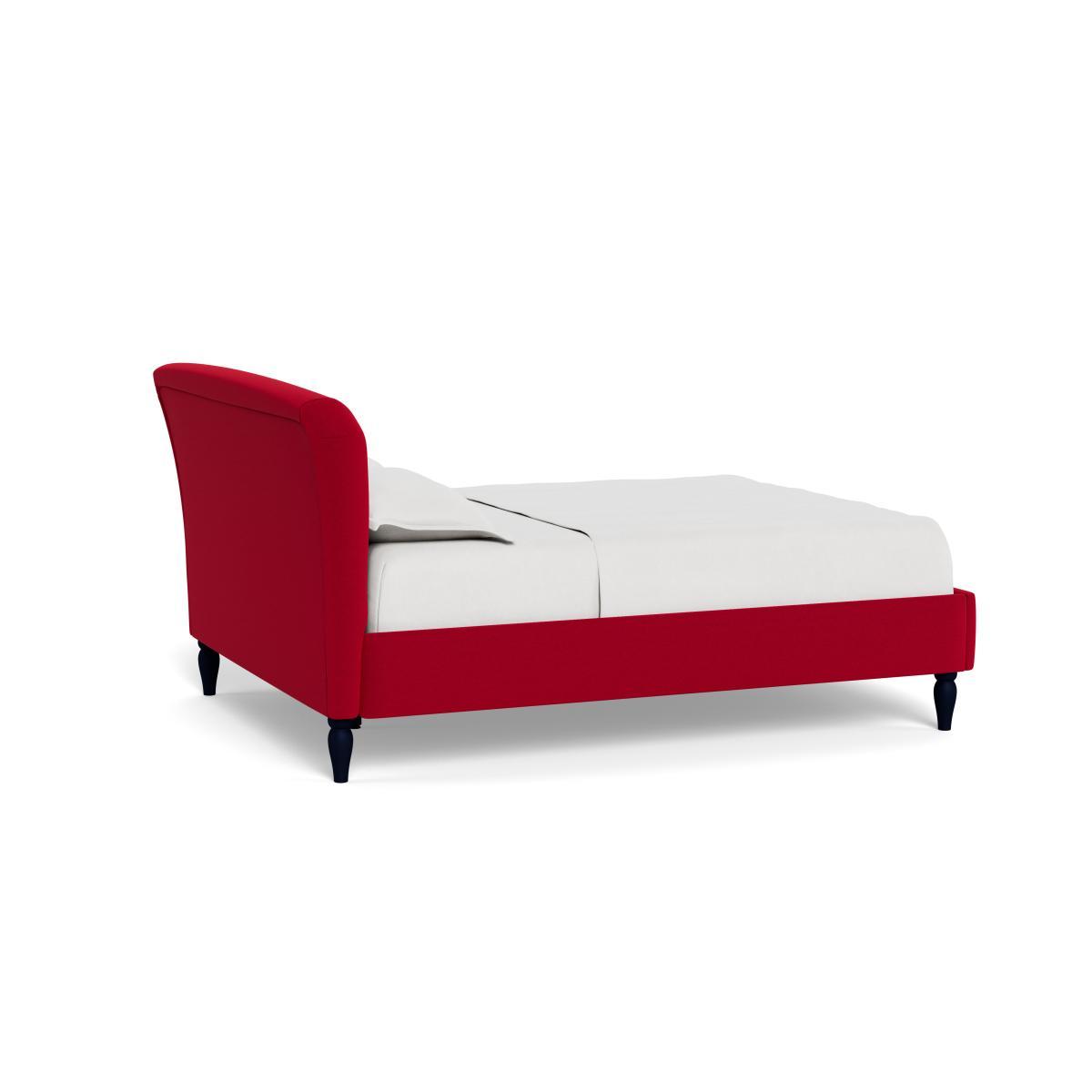Heal's Darcey Bed Super King Melton Wool Red Oxide Tinted Ash Feet - Heal's UK Bedroom Furniture – image 4
