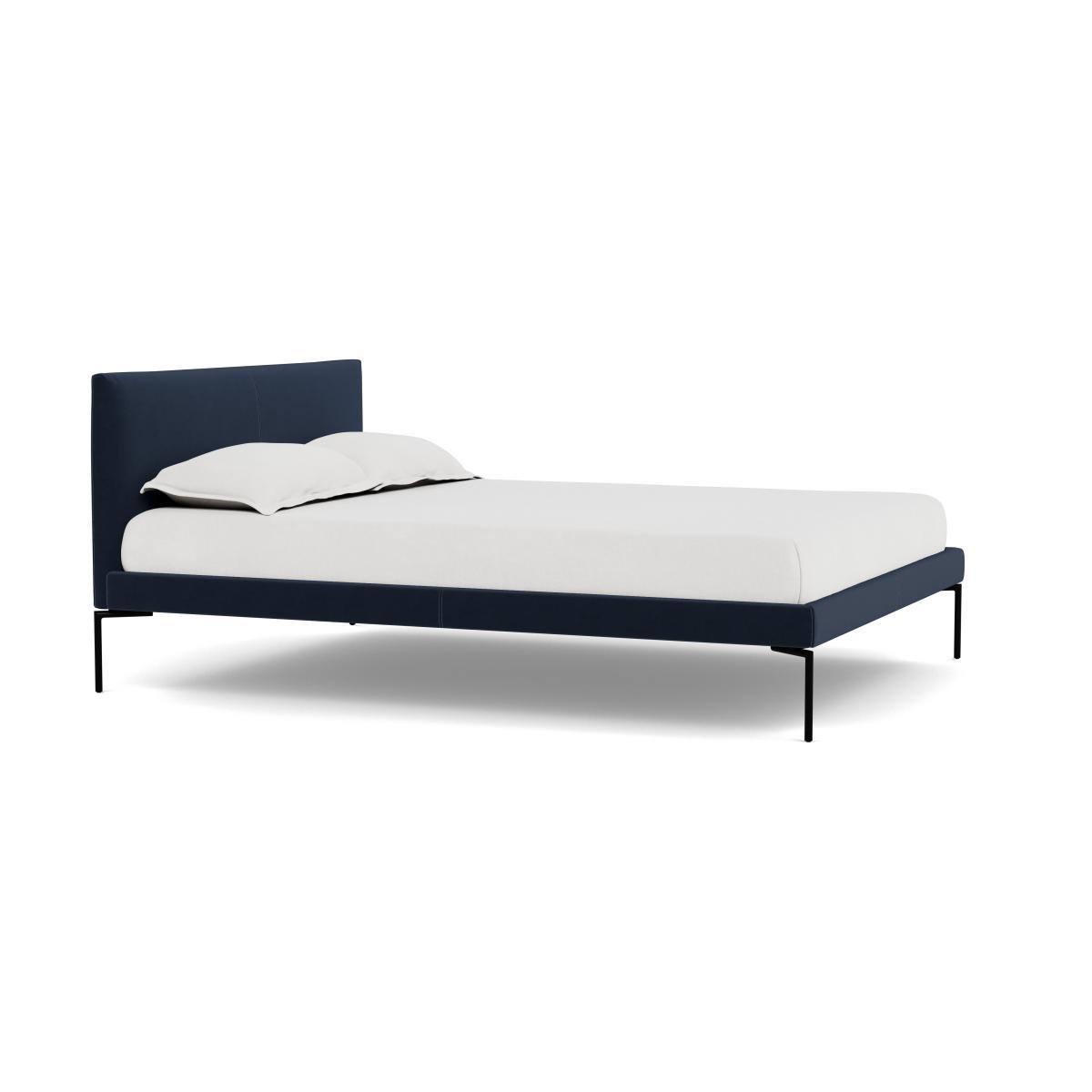Heal's Matera Bedstead Double Leather Hide Chocolate 7182 - Heal's UK Bedroom Furniture – image 2