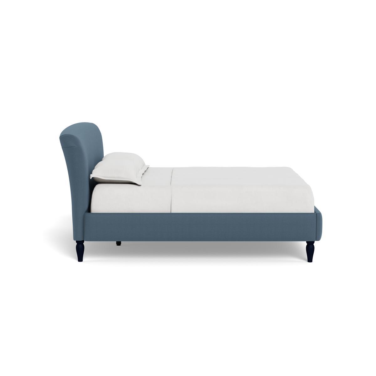Heal's Darcey Bed King Capelo LinenCotton Mineral Black Feet - Heal's UK Bedroom Furniture – image 3