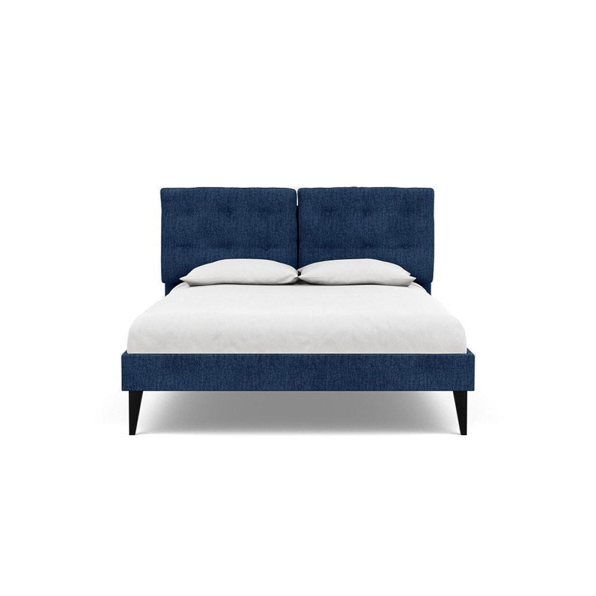 Heal's Mistral King Bed Smart Velvet Sea foam - Heal's UK Bedroom Furniture – image 24
