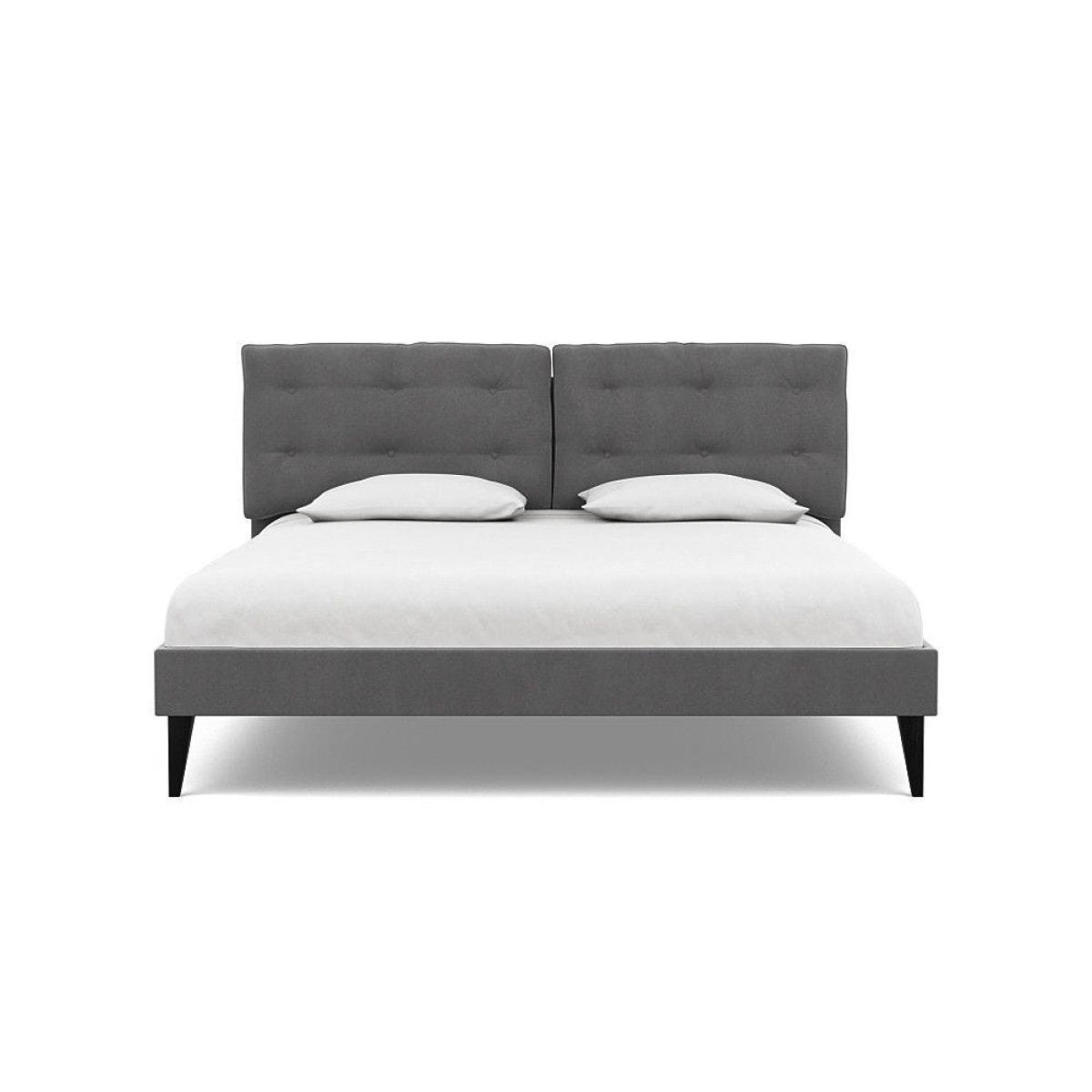 Heal's Mistral King Bed Smart Velvet Sea foam - Heal's UK Bedroom Furniture – image 29