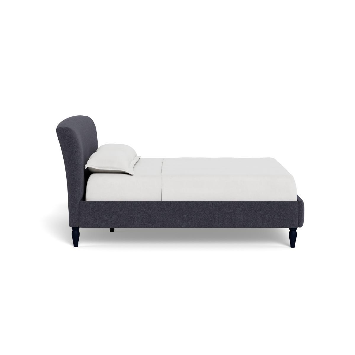Heal's Darcey Bed King Texture Soot Natural Feet - Heal's UK Bedroom Furniture – image 3