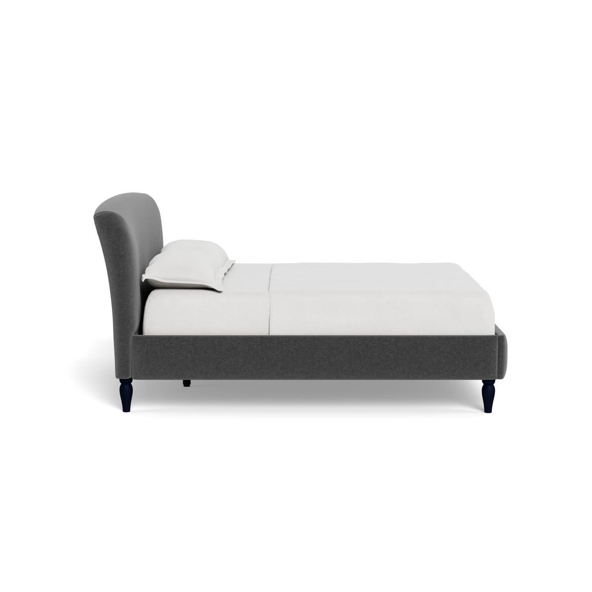 Heal's Darcey Bed Super King Melton Wool Granite Tinted Ash Feet - Heal's UK Bedroom Furniture – image 3