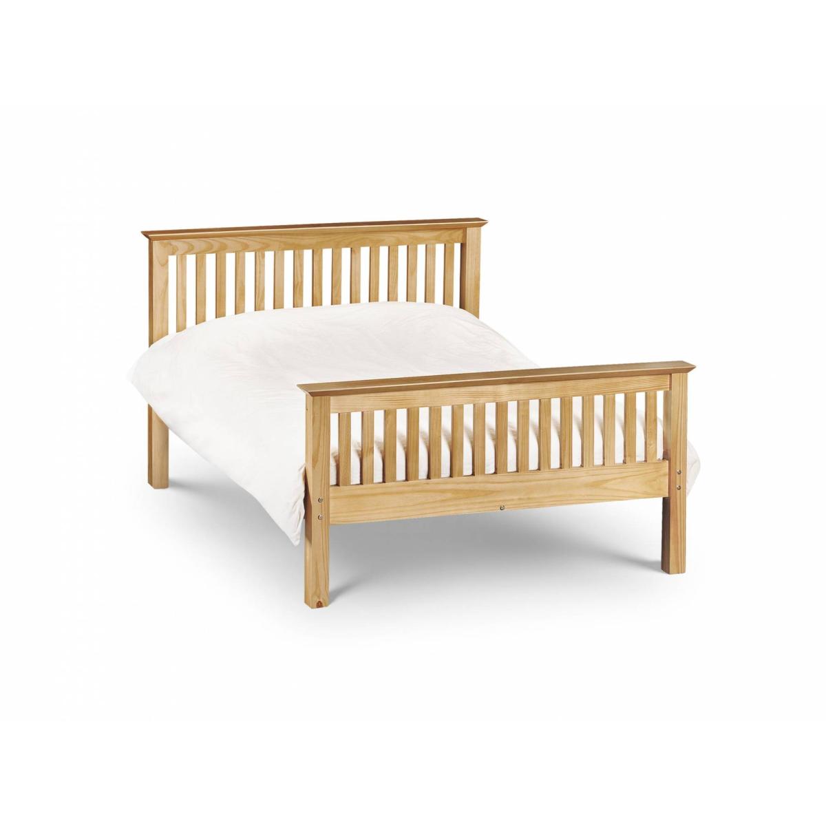 Julian Bowen Barcelona Bed High Foot End Pine 135cm – image 2