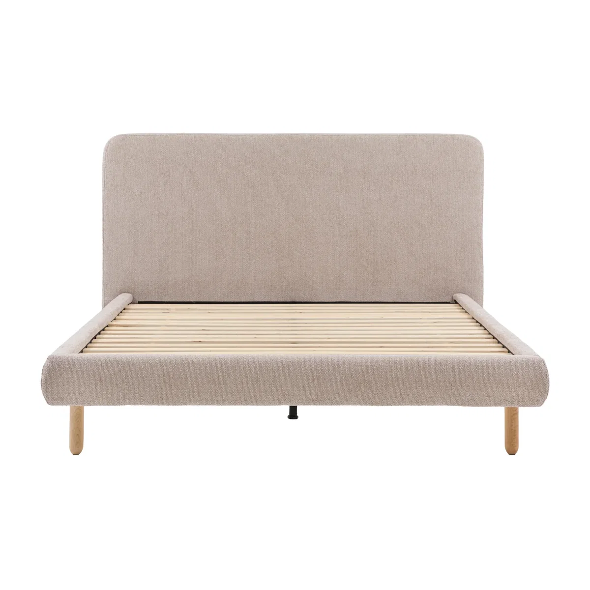 Slumber Double Bedstead in Cream Boucle – image 1