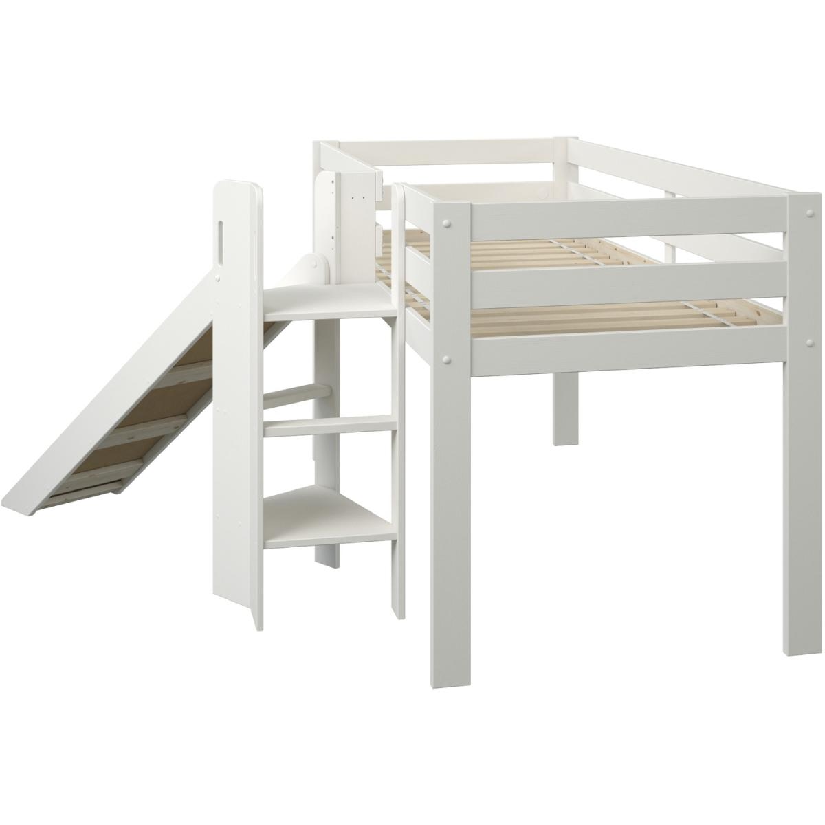 Sofie Slide Mid Sleeper Bed White - White – image 2