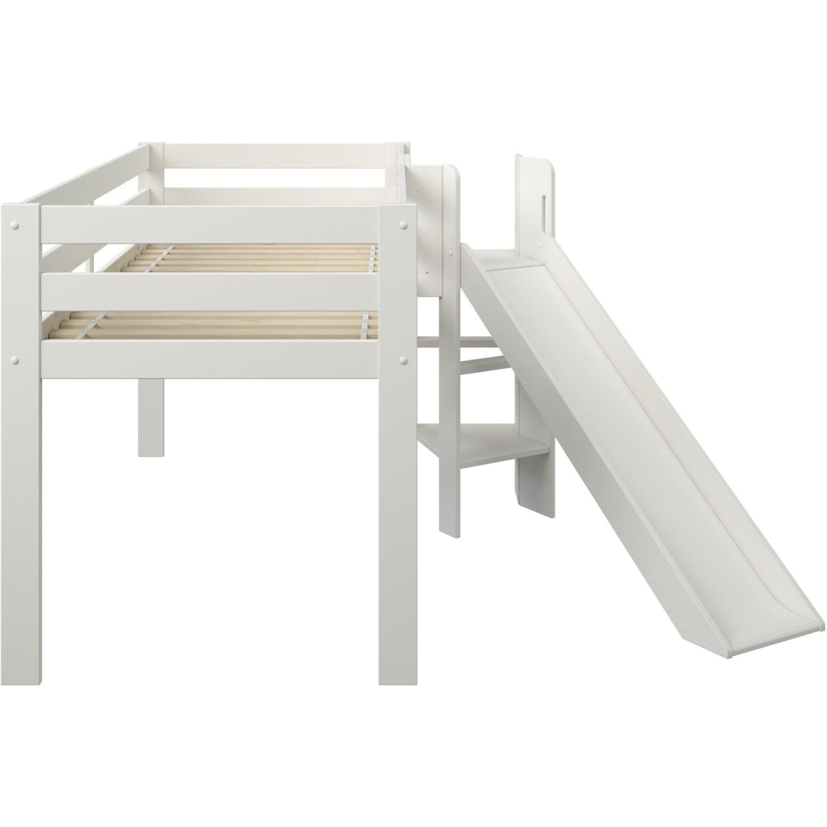 Sofie Slide Mid Sleeper Bed White - White – image 3