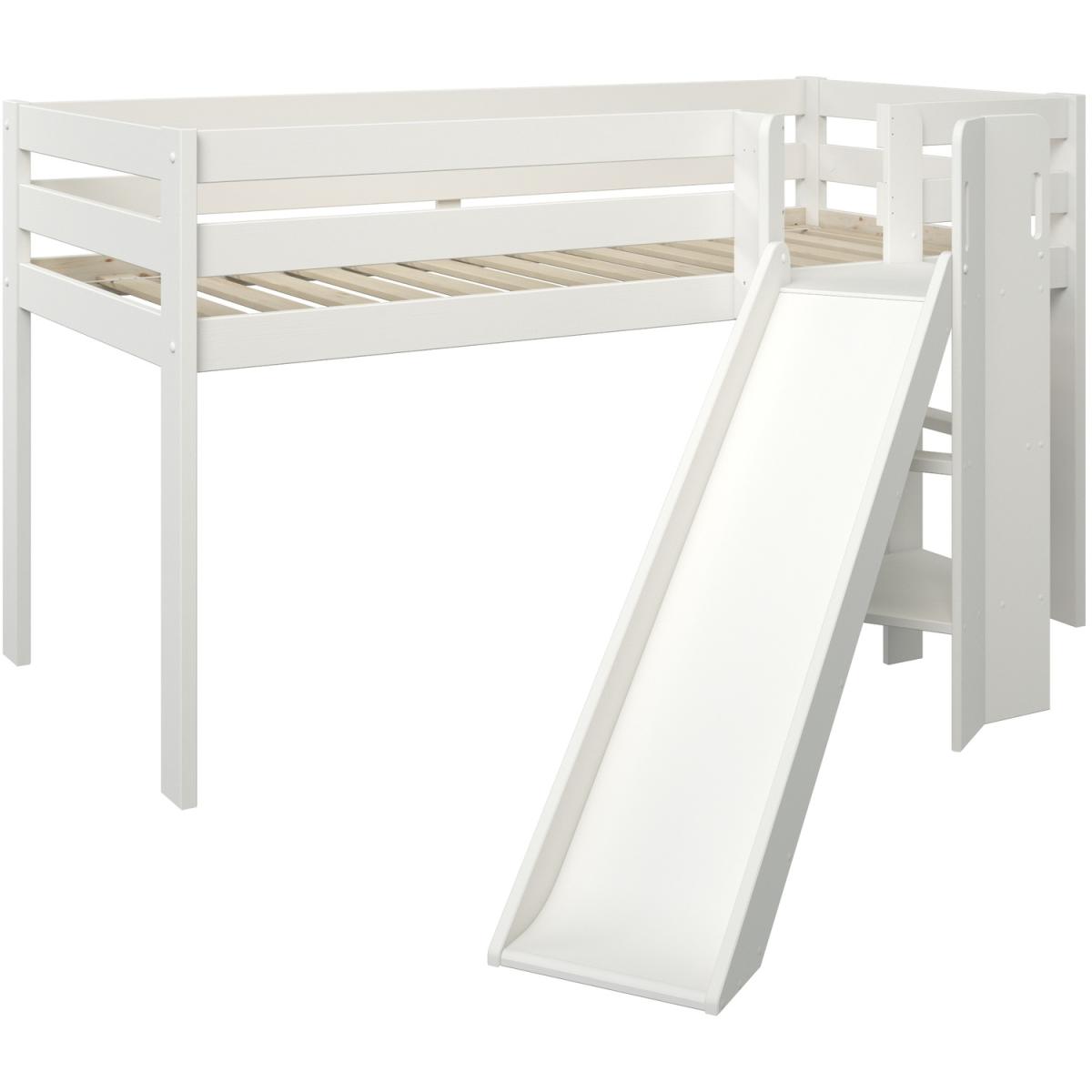 Sofie Slide Mid Sleeper Bed White - White – image 4