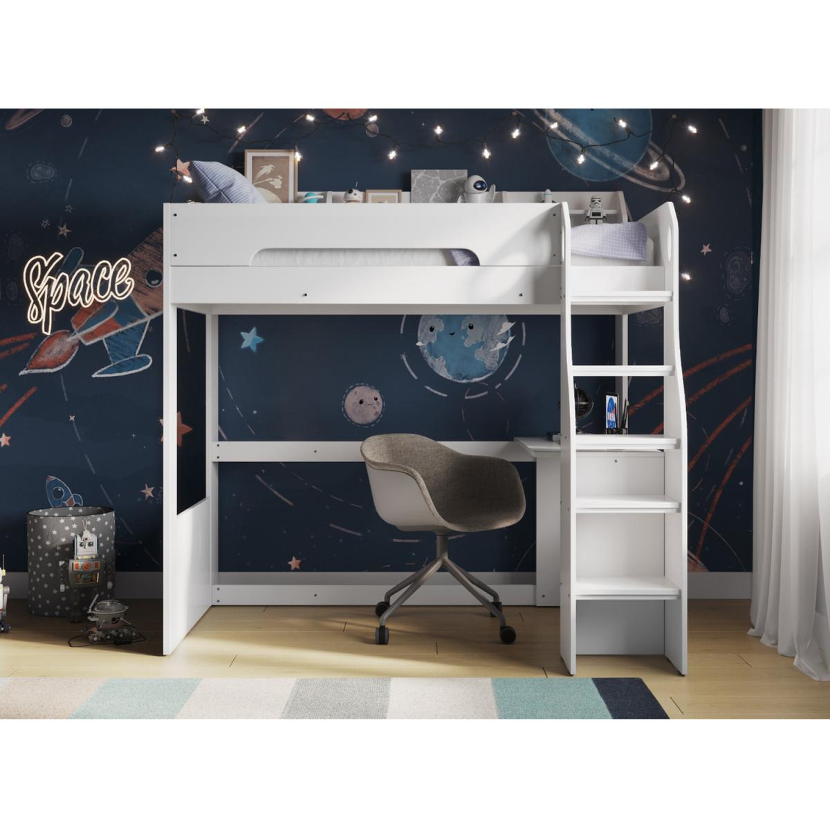 Cosmic High Sleeper Frame Only White - White – image 2