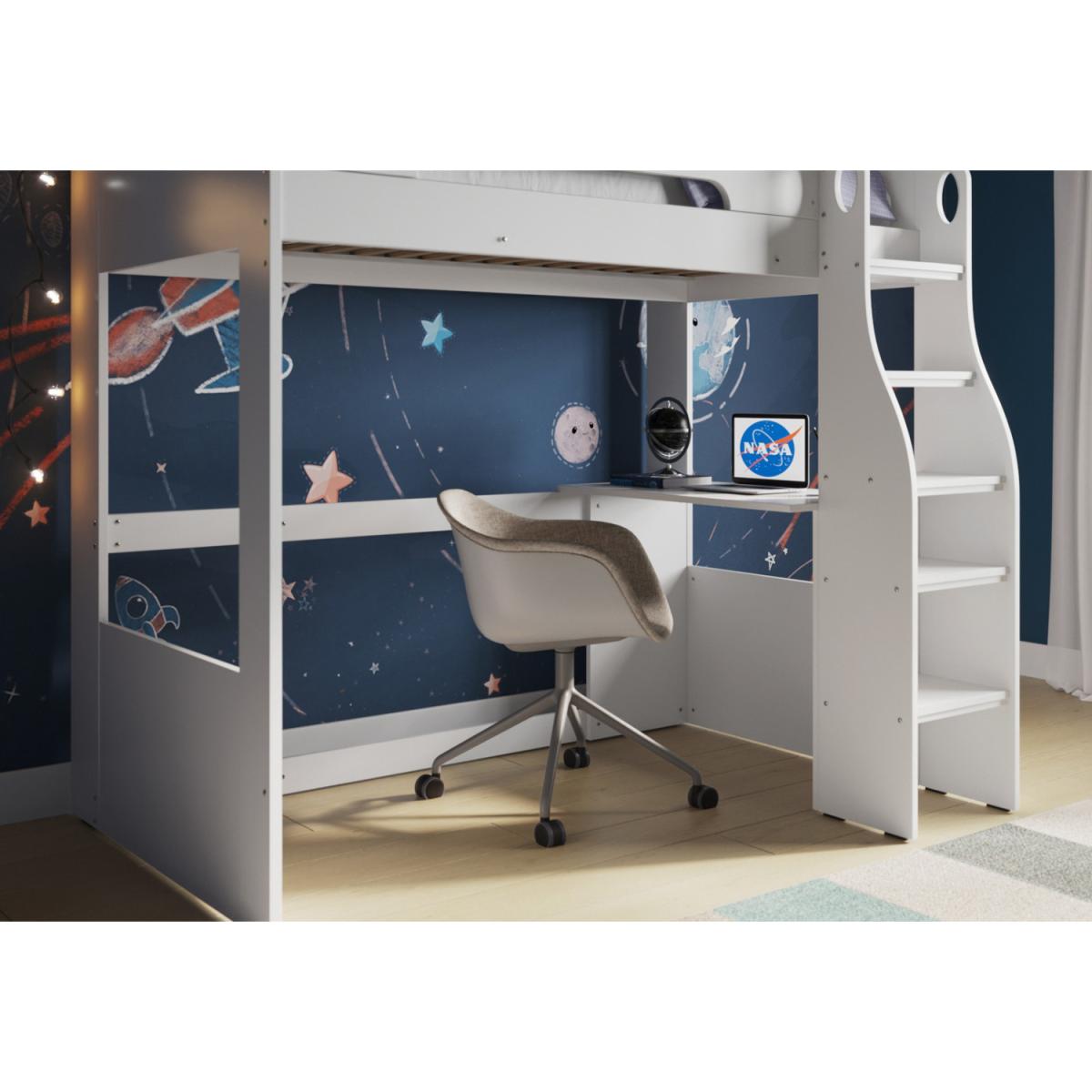 Cosmic High Sleeper Frame Only White - White – image 3