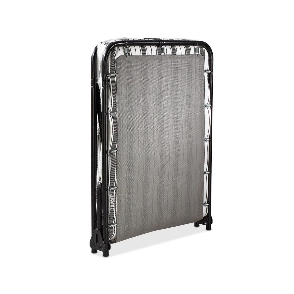 Jay-Be Single Value Folding Bed Frame with E-Fibre Mattress - Black – image 2