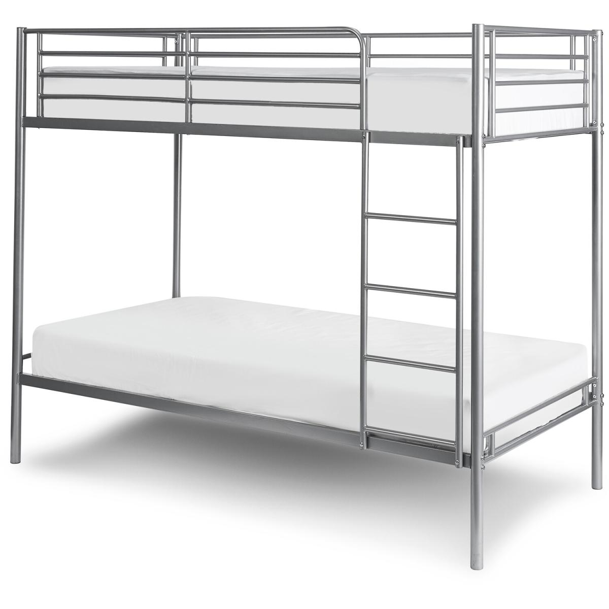 Double Bunk Beds Twin Sleeper Single Bunk - Grey – image 5