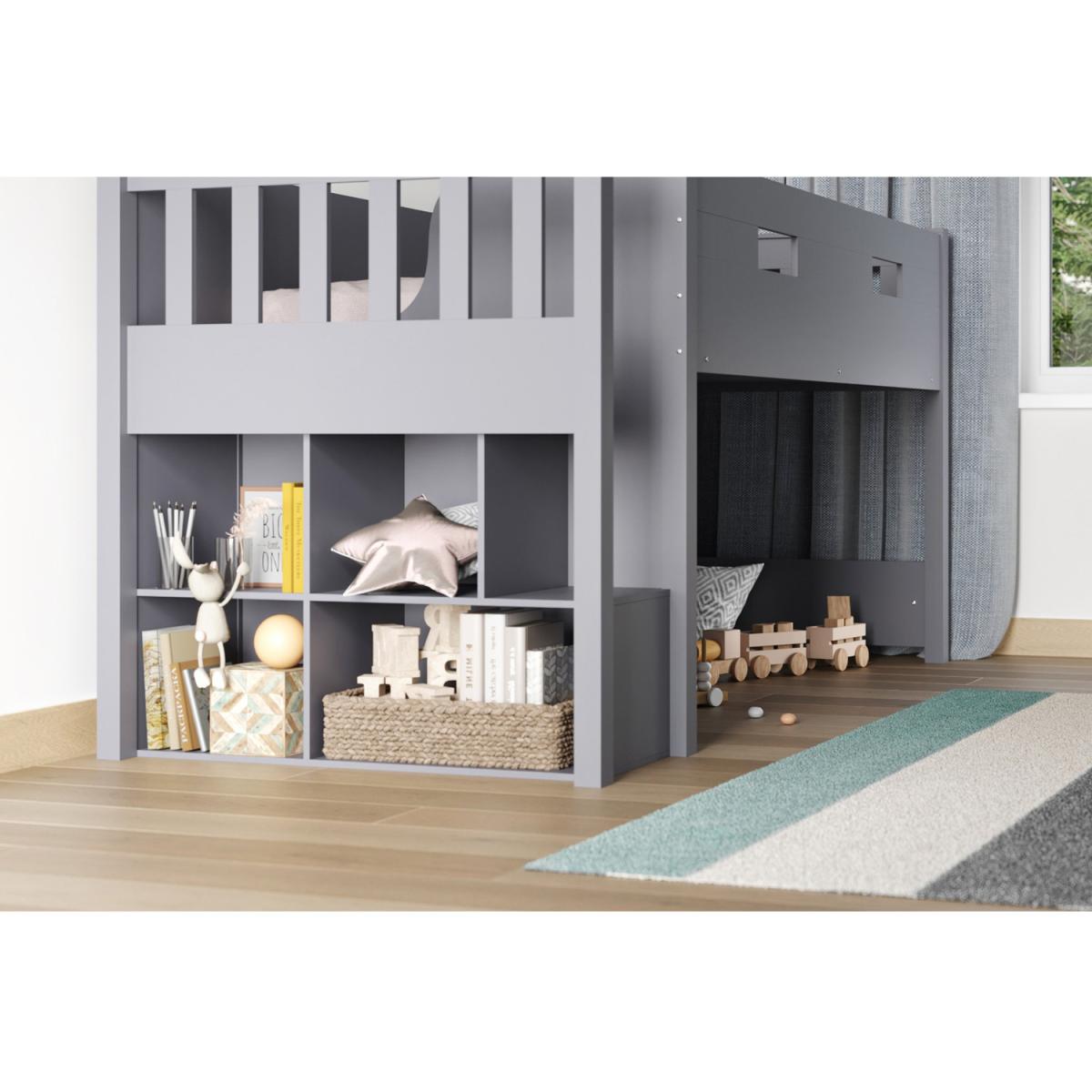 Charlie Mid Sleeper Frame Only Grey - Grey – image 3