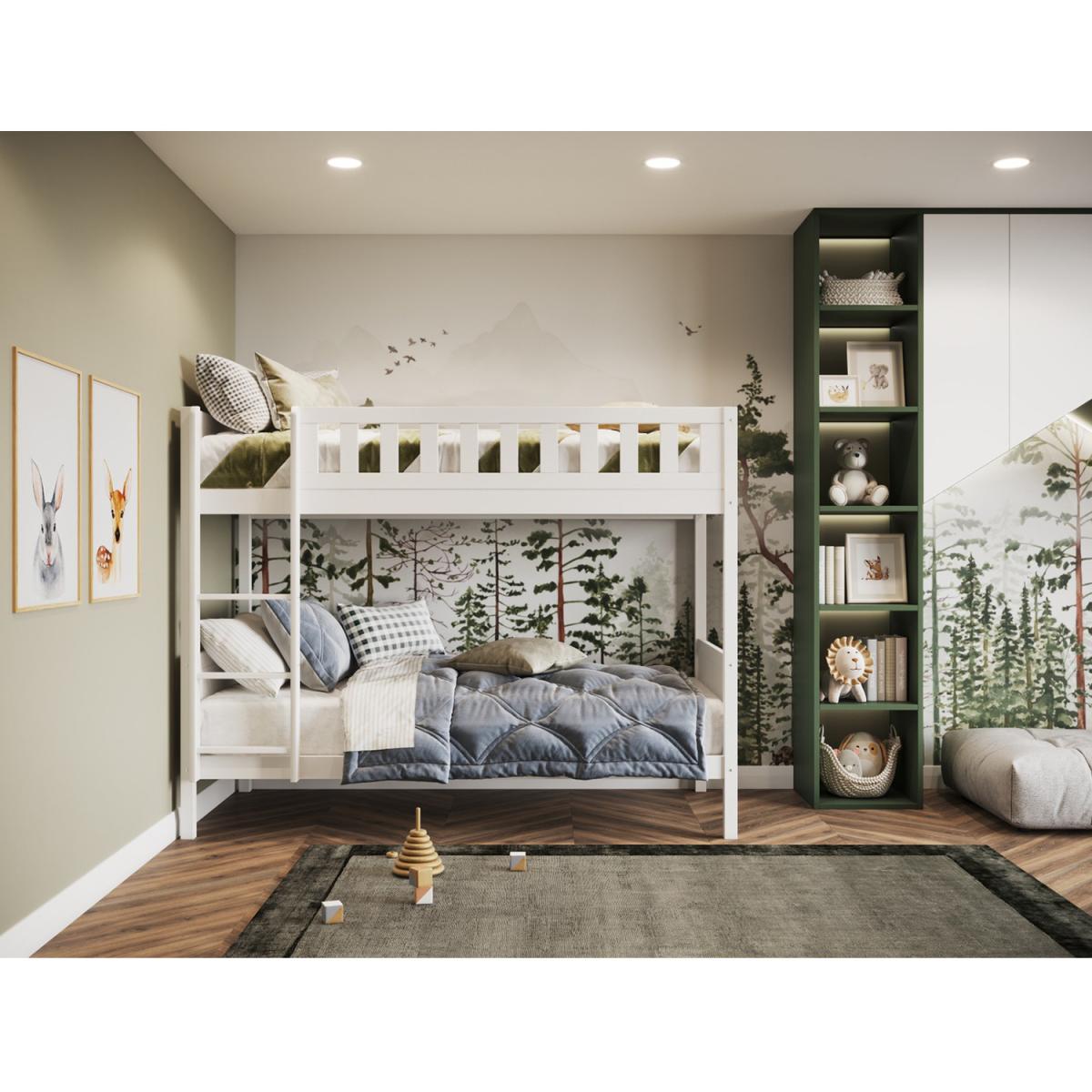 Bea Bunk Bed White - White – image 2