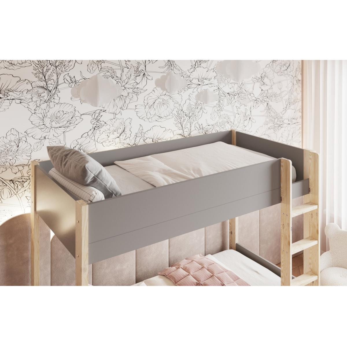 Tipo Bunk Bed With Trundle Grey - Grey – image 4