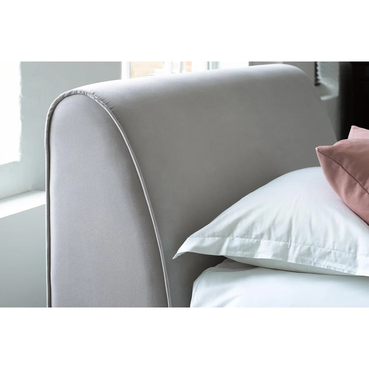 Charlie King Ottoman Bed in Textured Grey - sofa.com – image 4