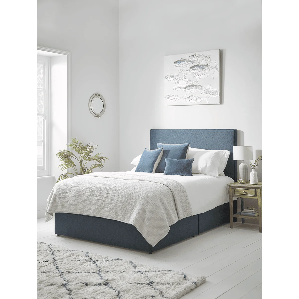 NEW The Scandi Headboard - Navy Kingsize – image 4