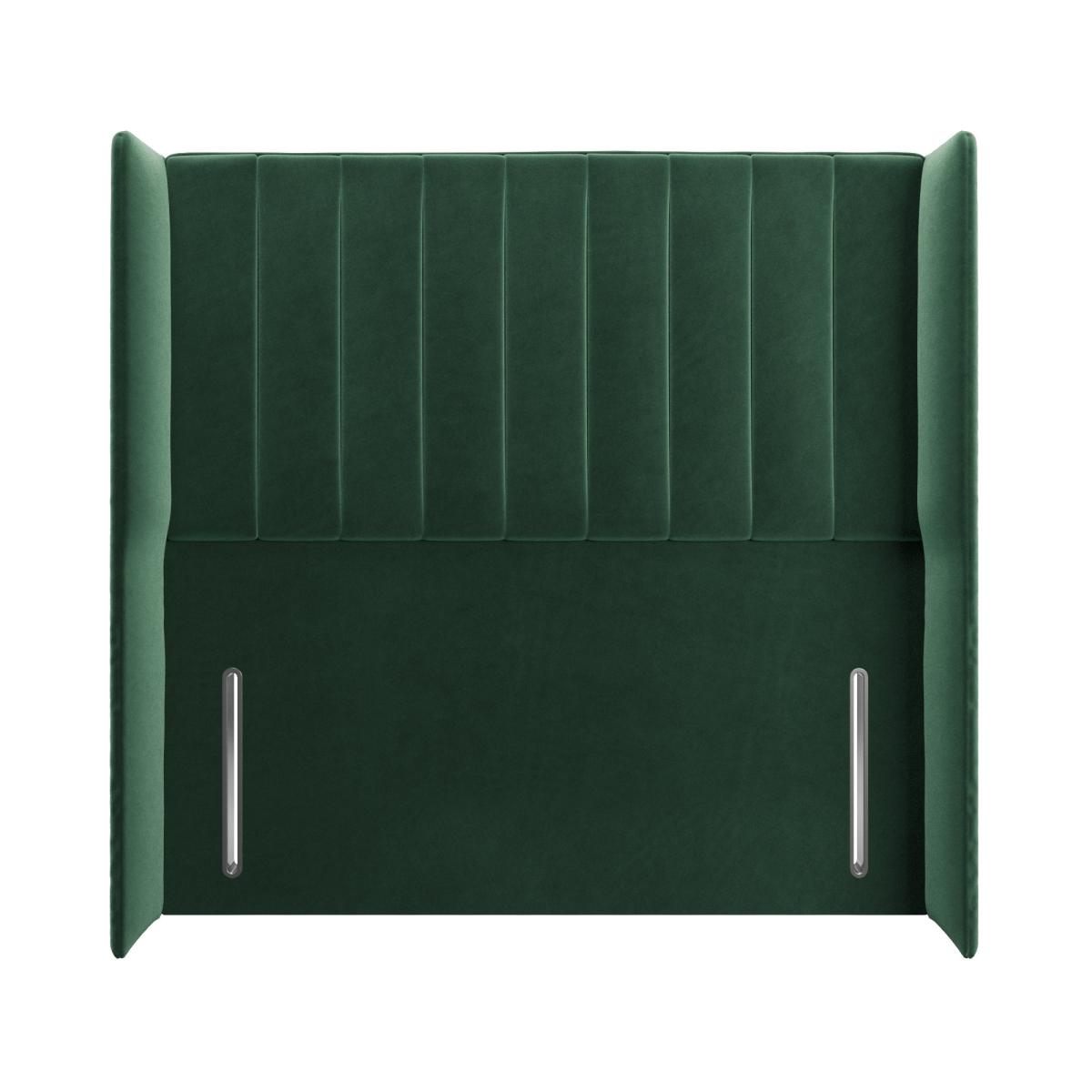 Velvet Wing Stripe Headboard Green – image 3