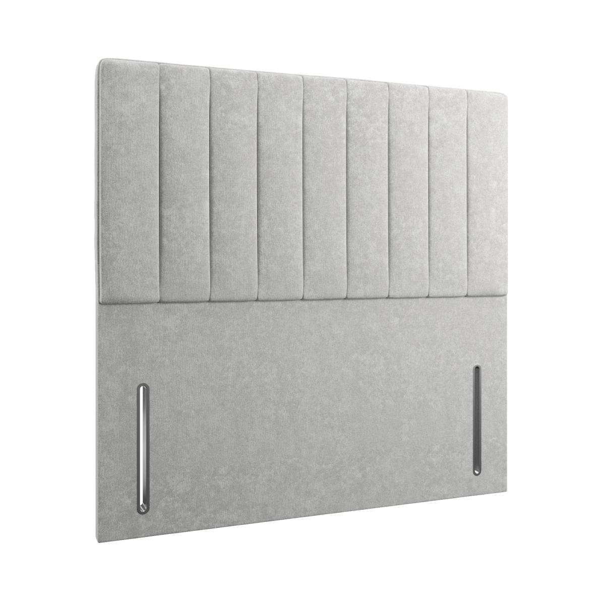 Return - Luxury Tweed Vertical Stripe Headboard, Double Natural – image 2