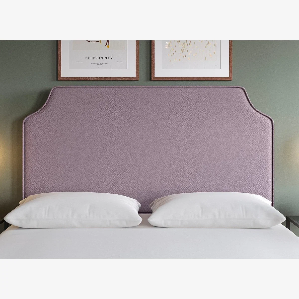 Flaxby Rainton Padded Headboard - 6'0 Super King - Purple