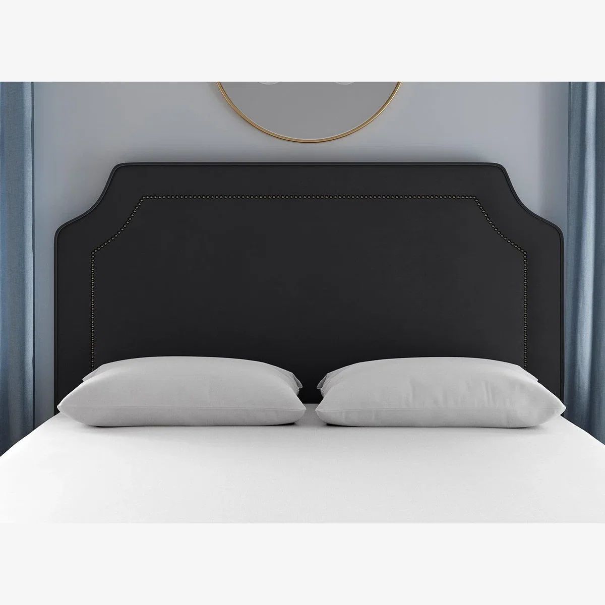 Flaxby Malton Padded Headboard - 4'6 Double - Grey
