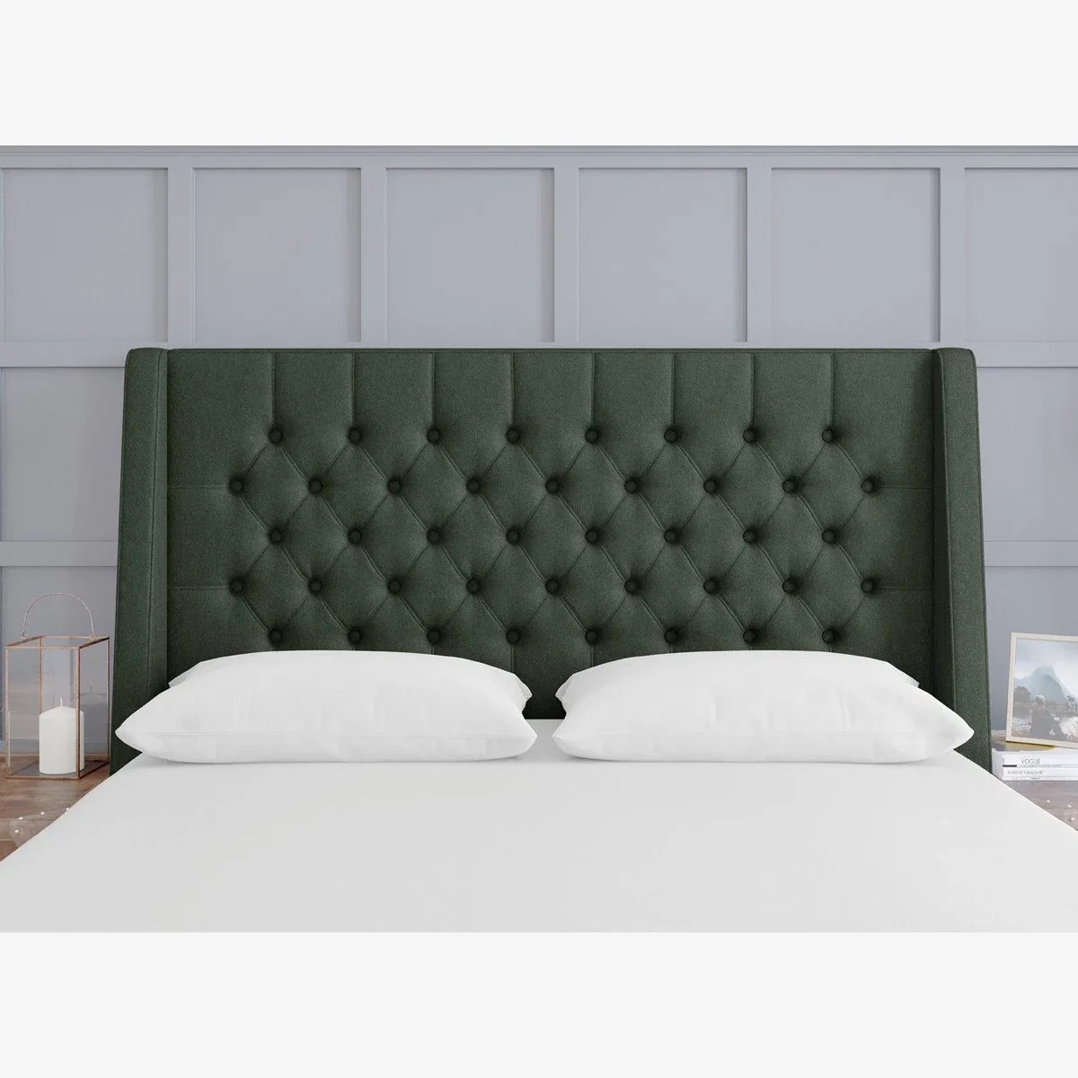 TheraPur Buckler Headboard - 3'0 Single - Green