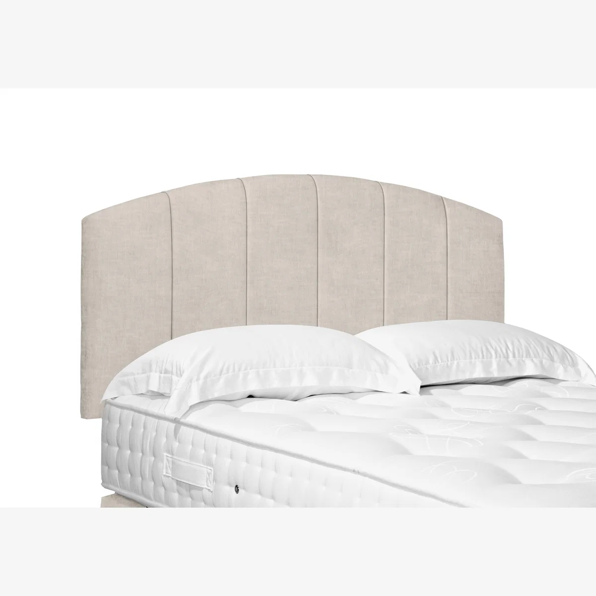 Bow Standard Strutted Headboard - Single - Lace Ivory – image 1