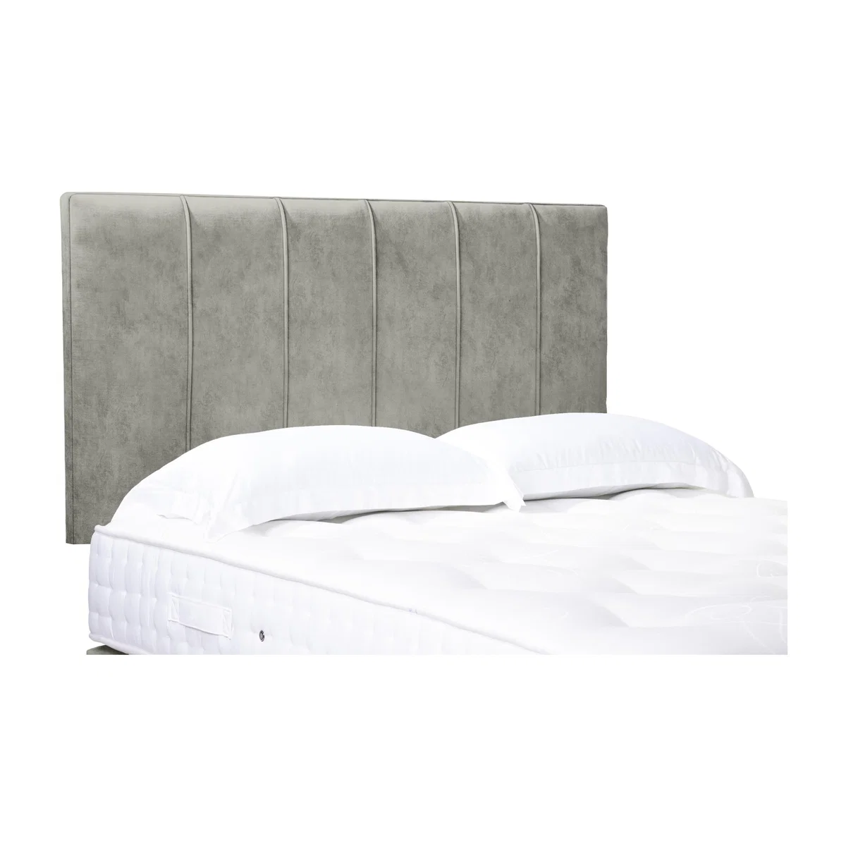 Rhodes High Strutted Headboard - King Size - Dapple Oyster – image 1