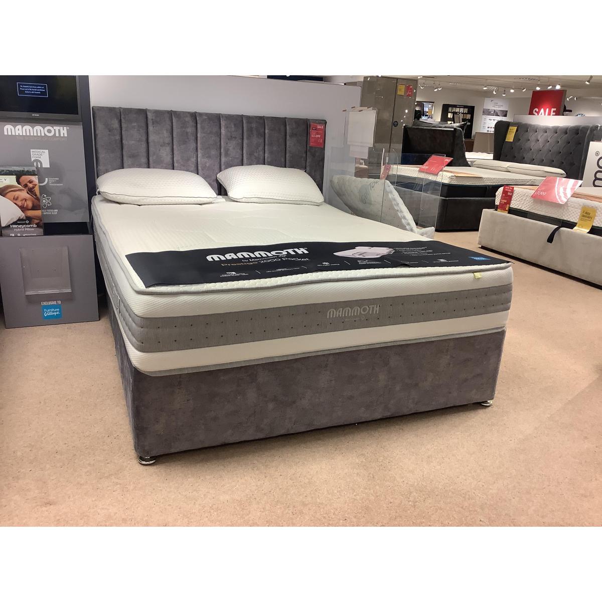 Mammoth - 5’0 Prestige Pocket 2000 2 Drawer Divan Set & Headboard – image 3