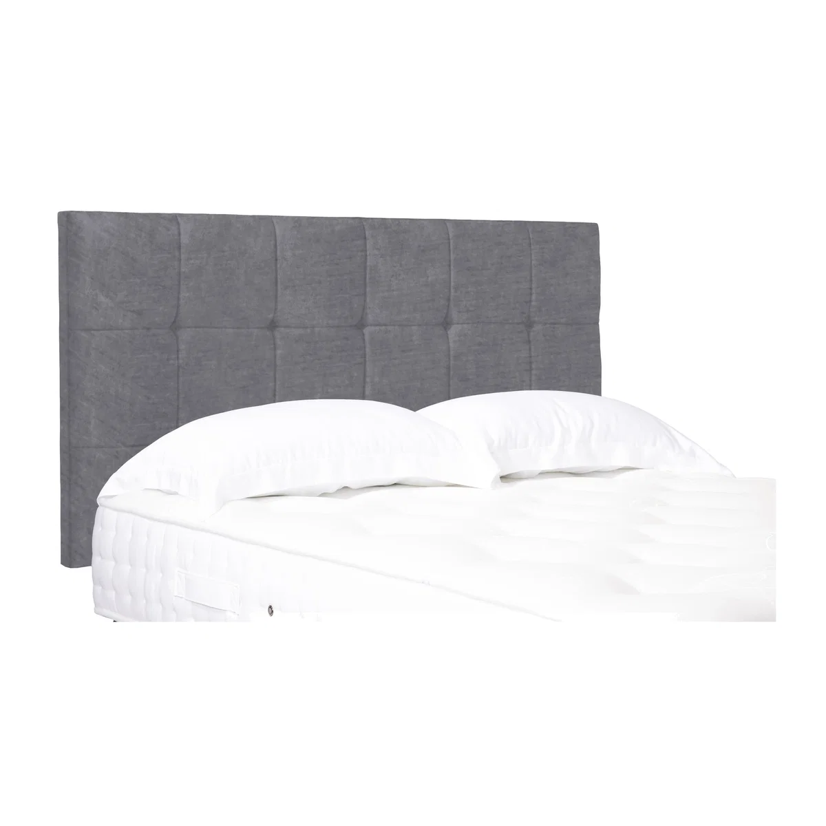 Kaito Standard Strutted Headboard - Double - Aston Steel – image 1