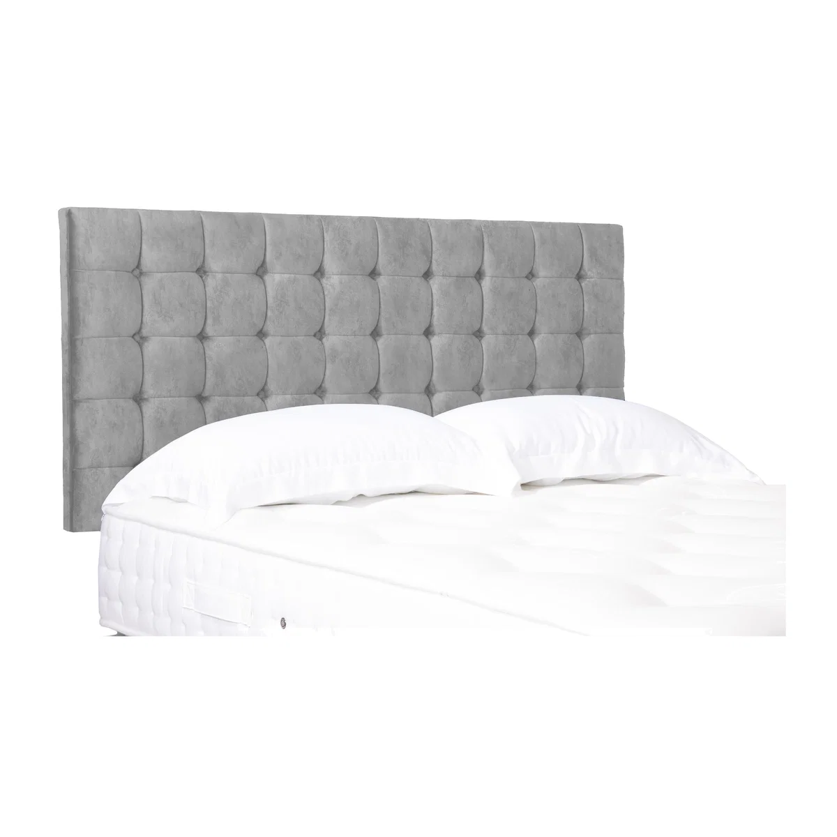 Dot Standard Strutted Headboard - Single - Dapple Sterling – image 1